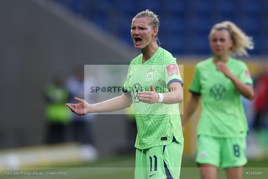 Alexandra Popp, PreZero Arena, Sinsheim, 24.09.2022, DFB, sport, action, Fussball, September 2022, Saison 2022/2023, 2. Spieltag, Die Liga, FLYERALARM Frauen-Bundesliga, VFL, TSG, VfL Wolfsburg, TSG Hoffenheim - Bild-ID: 2340491