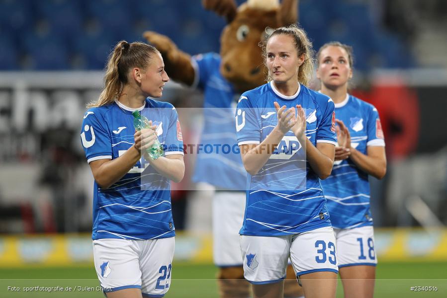 Fabienne Dongus, PreZero Arena, Sinsheim, 24.09.2022, DFB, sport, action, Fussball, September 2022, Saison 2022/2023, 2. Spieltag, Die Liga, FLYERALARM Frauen-Bundesliga, VFL, TSG, VfL Wolfsburg, TSG Hoffenheim - Bild-ID: 2340516 Fabienne Dongus, PreZero Arena, Sinsheim, 24.09.2022, DFB, sport, action, Fussball, September 2022, Saison 2022/2023, 2. Spieltag, Die Liga, FLYERALARM Frauen-Bundesliga, VFL, TSG, VfL Wolfsburg, TSG Hoffenheim - Bild-ID: 2340516