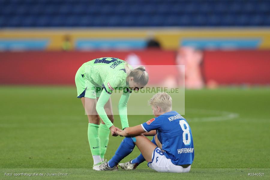 Jule Brand, PreZero Arena, Sinsheim, 24.09.2022, DFB, sport, action, Fussball, September 2022, Saison 2022/2023, 2. Spieltag, Die Liga, FLYERALARM Frauen-Bundesliga, VFL, TSG, VfL Wolfsburg, TSG Hoffenheim - Bild-ID: 2340521 Jule Brand, PreZero Arena, Sinsheim, 24.09.2022, DFB, sport, action, Fussball, September 2022, Saison 2022/2023, 2. Spieltag, Die Liga, FLYERALARM Frauen-Bundesliga, VFL, TSG, VfL Wolfsburg, TSG Hoffenheim - Bild-ID: 2340521
