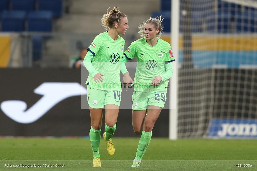 Jule Brand, PreZero Arena, Sinsheim, 24.09.2022, DFB, sport, action, Fussball, September 2022, Saison 2022/2023, 2. Spieltag, Die Liga, FLYERALARM Frauen-Bundesliga, VFL, TSG, VfL Wolfsburg, TSG Hoffenheim - Bild-ID: 2340536 Jule Brand, PreZero Arena, Sinsheim, 24.09.2022, DFB, sport, action, Fussball, September 2022, Saison 2022/2023, 2. Spieltag, Die Liga, FLYERALARM Frauen-Bundesliga, VFL, TSG, VfL Wolfsburg, TSG Hoffenheim - Bild-ID: 2340536