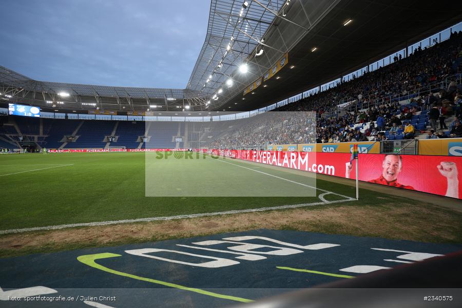 Erik Meijer, FLYERALARM, Werbebande, PreZero Arena, Sinsheim, 24.09.2022, DFB, sport, action, Fussball, September 2022, Saison 2022/2023, 2. Spieltag, Die Liga, FLYERALARM Frauen-Bundesliga, VFL, TSG, VfL Wolfsburg, TSG Hoffenheim - Bild-ID: 2340575