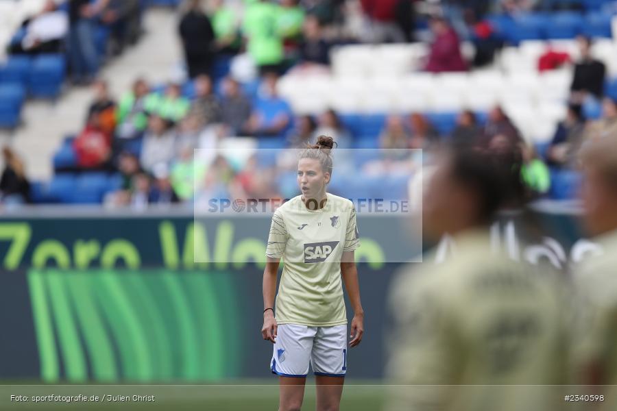 Franziska Harsch, PreZero Arena, Sinsheim, 24.09.2022, DFB, sport, action, Fussball, September 2022, Saison 2022/2023, 2. Spieltag, Die Liga, FLYERALARM Frauen-Bundesliga, VFL, TSG, VfL Wolfsburg, TSG Hoffenheim - Bild-ID: 2340598 Franziska Harsch, PreZero Arena, Sinsheim, 24.09.2022, DFB, sport, action, Fussball, September 2022, Saison 2022/2023, 2. Spieltag, Die Liga, FLYERALARM Frauen-Bundesliga, VFL, TSG, VfL Wolfsburg, TSG Hoffenheim - Bild-ID: 2340598