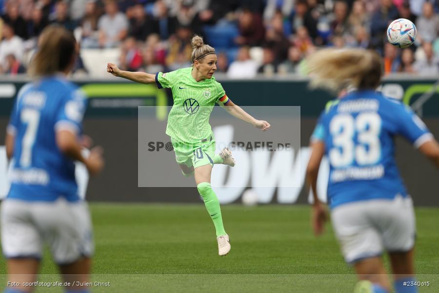 Svenja Huth, PreZero Arena, Sinsheim, 24.09.2022, DFB, sport, action, Fussball, September 2022, Saison 2022/2023, 2. Spieltag, Die Liga, FLYERALARM Frauen-Bundesliga, VFL, TSG, VfL Wolfsburg, TSG Hoffenheim - Bild-ID: 2340615