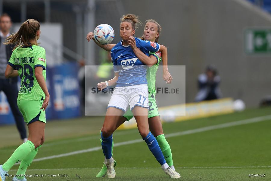 Franziska Harsch, PreZero Arena, Sinsheim, 24.09.2022, DFB, sport, action, Fussball, September 2022, Saison 2022/2023, 2. Spieltag, Die Liga, FLYERALARM Frauen-Bundesliga, VFL, TSG, VfL Wolfsburg, TSG Hoffenheim - Bild-ID: 2340627 Franziska Harsch, PreZero Arena, Sinsheim, 24.09.2022, DFB, sport, action, Fussball, September 2022, Saison 2022/2023, 2. Spieltag, Die Liga, FLYERALARM Frauen-Bundesliga, VFL, TSG, VfL Wolfsburg, TSG Hoffenheim - Bild-ID: 2340627