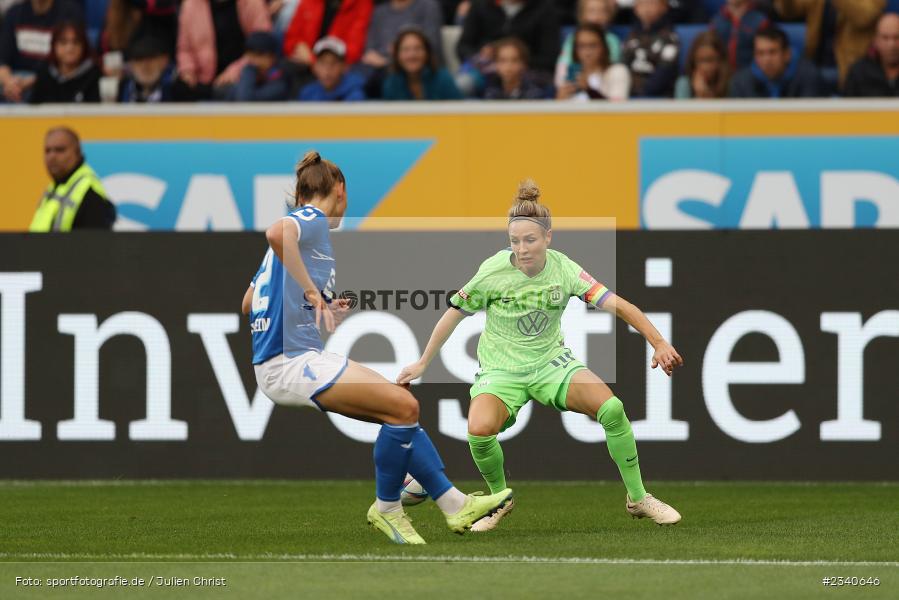 Svenja Huth, PreZero Arena, Sinsheim, 24.09.2022, DFB, sport, action, Fussball, September 2022, Saison 2022/2023, 2. Spieltag, Die Liga, FLYERALARM Frauen-Bundesliga, VFL, TSG, VfL Wolfsburg, TSG Hoffenheim - Bild-ID: 2340646