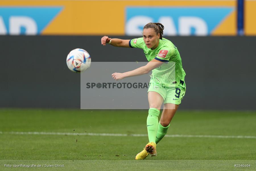 Ewa Pajor, PreZero Arena, Sinsheim, 24.09.2022, DFB, sport, action, Fussball, September 2022, Saison 2022/2023, 2. Spieltag, Die Liga, FLYERALARM Frauen-Bundesliga, VFL, TSG, VfL Wolfsburg, TSG Hoffenheim - Bild-ID: 2340654