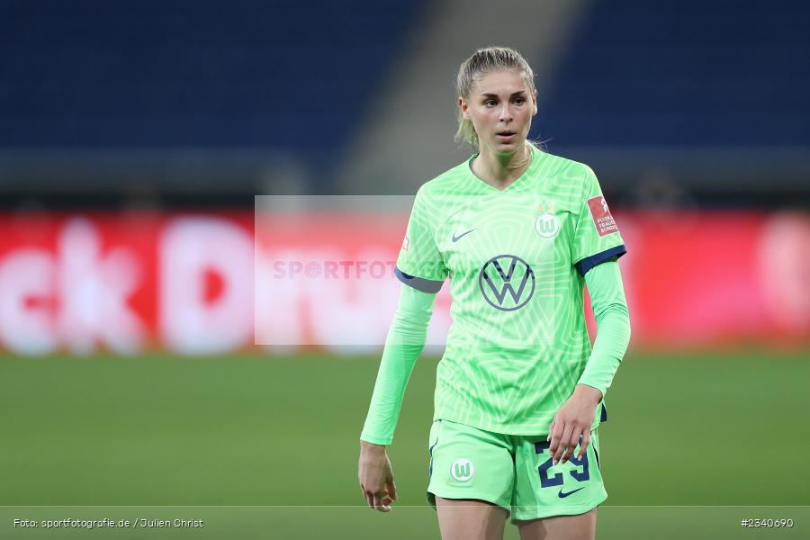 Jule Brand, PreZero Arena, Sinsheim, 24.09.2022, DFB, sport, action, Fussball, September 2022, Saison 2022/2023, 2. Spieltag, Die Liga, FLYERALARM Frauen-Bundesliga, VFL, TSG, VfL Wolfsburg, TSG Hoffenheim - Bild-ID: 2340690 Jule Brand, PreZero Arena, Sinsheim, 24.09.2022, DFB, sport, action, Fussball, September 2022, Saison 2022/2023, 2. Spieltag, Die Liga, FLYERALARM Frauen-Bundesliga, VFL, TSG, VfL Wolfsburg, TSG Hoffenheim - Bild-ID: 2340690