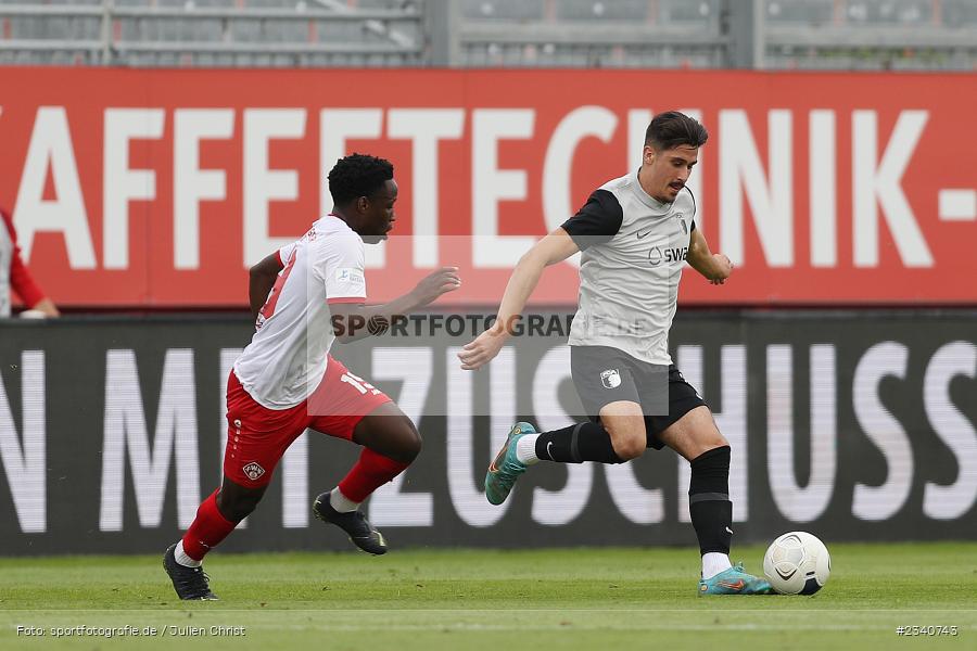 Daniel Katić, FLYERALARM Arena, Würzburg, 25.09.2022, BFV, sport, action, Fussball, September 2022, Saison 2022/2023, Regionalliga Bayern, FCA, FWK, FC Augsburg II, FC Würzburger Kickers - Bild-ID: 2340743