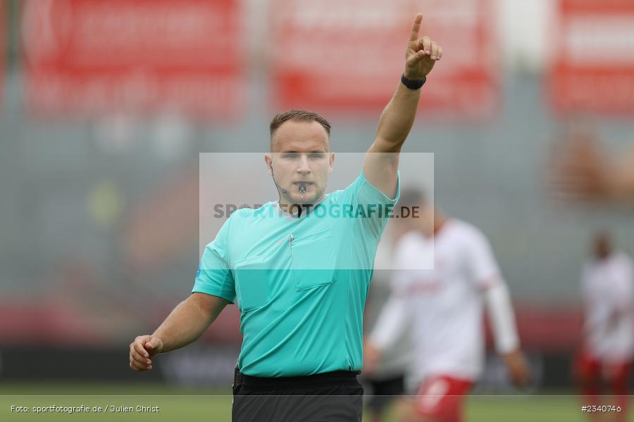 Schiedsrichter, Christopher Knauer, FLYERALARM Arena, Würzburg, 25.09.2022, BFV, sport, action, Fussball, September 2022, Saison 2022/2023, Regionalliga Bayern, FCA, FWK, FC Augsburg II, FC Würzburger Kickers - Bild-ID: 2340746
