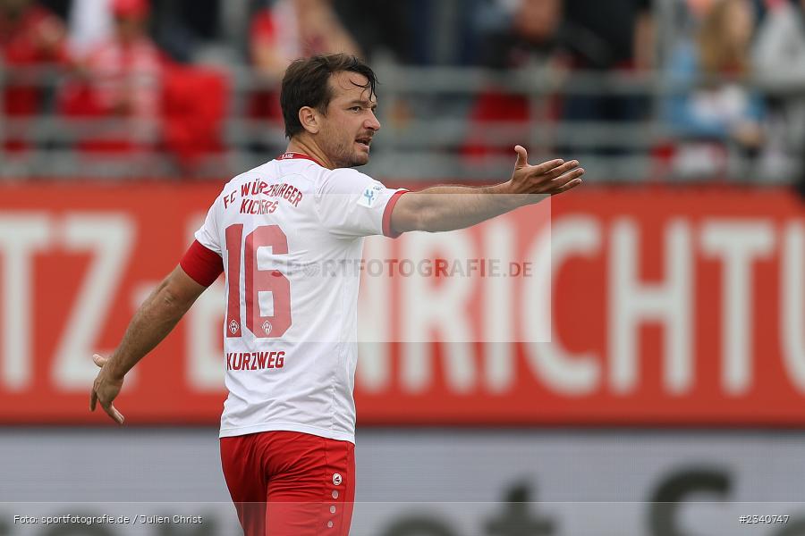 Peter Kurzweg, FLYERALARM Arena, Würzburg, 25.09.2022, BFV, sport, action, Fussball, September 2022, Saison 2022/2023, Regionalliga Bayern, FCA, FWK, FC Augsburg II, FC Würzburger Kickers - Bild-ID: 2340747