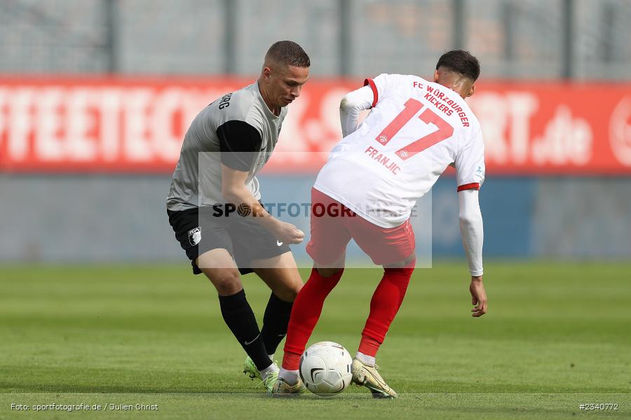 Franjo Ivanović, FLYERALARM Arena, Würzburg, 25.09.2022, BFV, sport, action, Fussball, September 2022, Saison 2022/2023, Regionalliga Bayern, FCA, FWK, FC Augsburg II, FC Würzburger Kickers - Bild-ID: 2340772