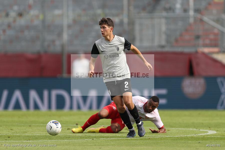Fabio Gruber, FLYERALARM Arena, Würzburg, 25.09.2022, BFV, sport, action, Fussball, September 2022, Saison 2022/2023, Regionalliga Bayern, FCA, FWK, FC Augsburg II, FC Würzburger Kickers - Bild-ID: 2340782