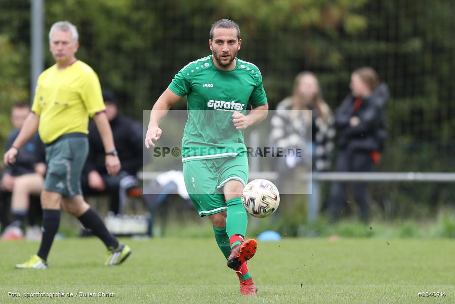 Alperen Yildirim, Sportgelände, Karlstadt, 25.09.2022, BFV, sport, action, Fussball, September 2022, Saison 2022/2023, 9. Spieltag, A-Klasse Würzburg Gr. 6, FVB, FVK, FV Bachgrund, FV Karlstadt II - Bild-ID: 2340914
