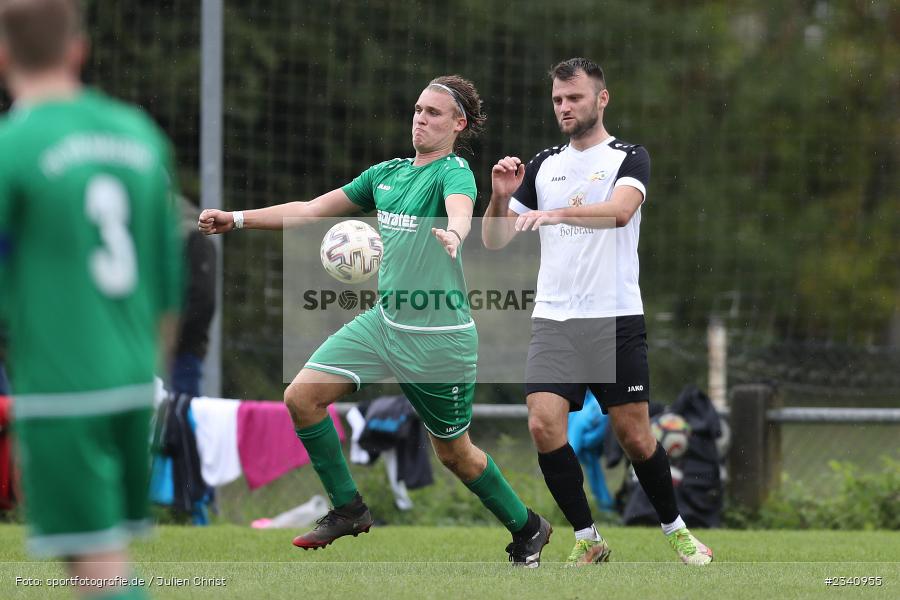 Johannes Hain, Sportgelände, Karlstadt, 25.09.2022, BFV, sport, action, Fussball, September 2022, Saison 2022/2023, 9. Spieltag, A-Klasse Würzburg Gr. 6, FVB, FVK, FV Bachgrund, FV Karlstadt II - Bild-ID: 2340955
