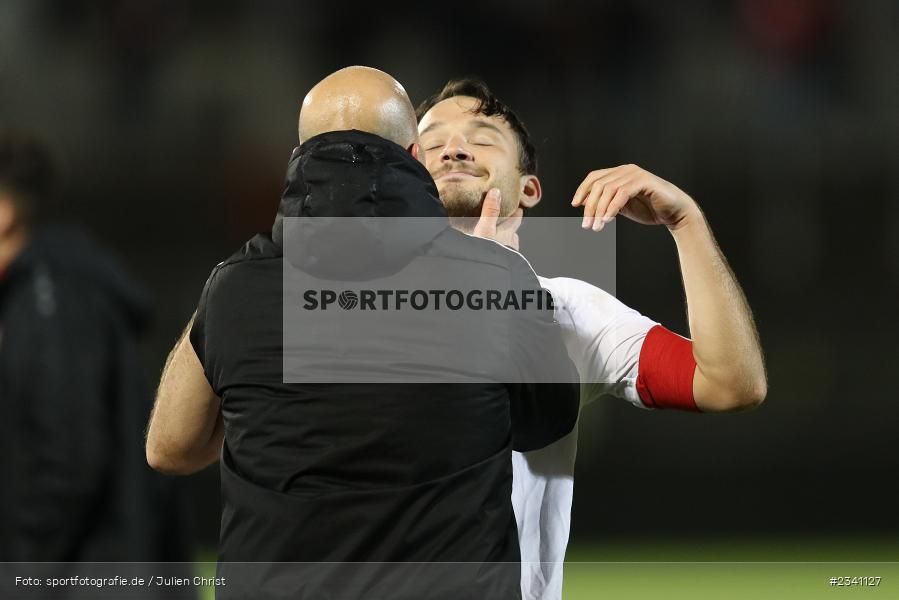 Emotionen, Peter Kurzweg, FLYERALARM Arena, Würzburg, 27.09.2022, BFV, sport, action, Fussball, September 2022, Saison 2022/2023, Viertelfinale, Toto-Pokal, BFV-Verbandspokal, DJK, FWK, DJK Vilzing, FC Würzburger Kickers - Bild-ID: 2341127