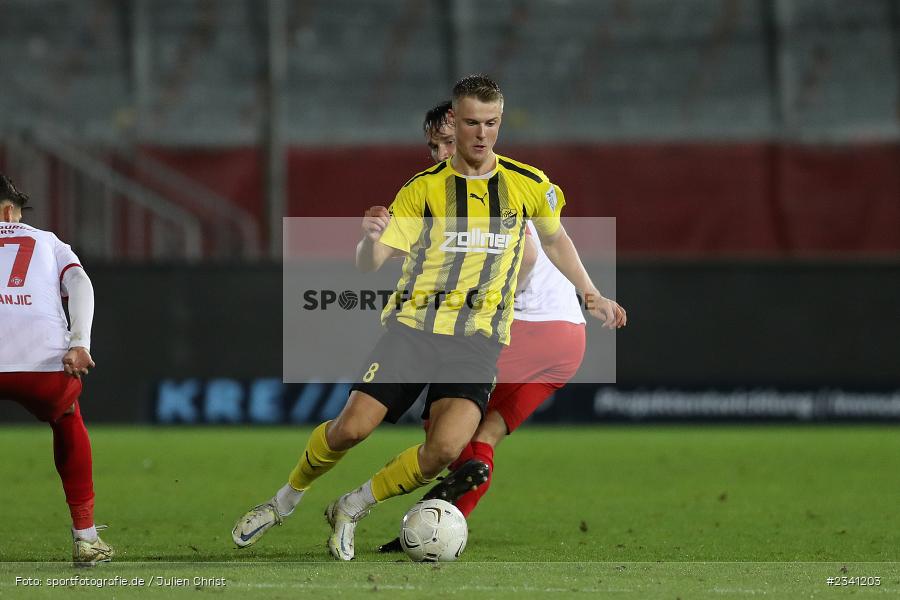 Fabio Pirner, FLYERALARM Arena, Würzburg, 27.09.2022, BFV, sport, action, Fussball, September 2022, Saison 2022/2023, Viertelfinale, Toto-Pokal, BFV-Verbandspokal, DJK, FWK, DJK Vilzing, FC Würzburger Kickers - Bild-ID: 2341203