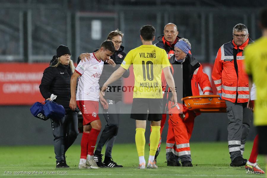 Maximilian Zaiser, FLYERALARM Arena, Würzburg, 27.09.2022, BFV, sport, action, Fussball, September 2022, Saison 2022/2023, Viertelfinale, Toto-Pokal, BFV-Verbandspokal, DJK, FWK, DJK Vilzing, FC Würzburger Kickers - Bild-ID: 2341221