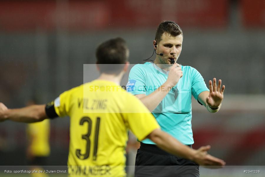 Elias Tiedeken, FLYERALARM Arena, Würzburg, 27.09.2022, BFV, sport, action, Fussball, September 2022, Saison 2022/2023, Viertelfinale, Toto-Pokal, BFV-Verbandspokal, DJK, FWK, DJK Vilzing, FC Würzburger Kickers - Bild-ID: 2341228