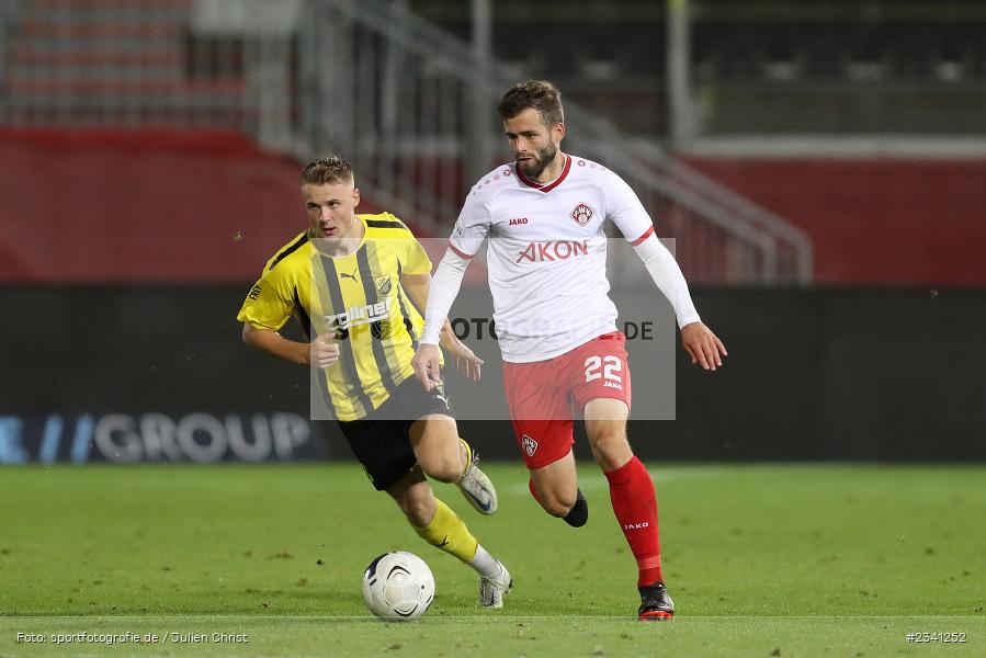 Daniel Hägele, FLYERALARM Arena, Würzburg, 27.09.2022, BFV, sport, action, Fussball, September 2022, Saison 2022/2023, Viertelfinale, Toto-Pokal, BFV-Verbandspokal, DJK, FWK, DJK Vilzing, FC Würzburger Kickers - Bild-ID: 2341252 Daniel Hägele, FLYERALARM Arena, Würzburg, 27.09.2022, BFV, sport, action, Fussball, September 2022, Saison 2022/2023, Viertelfinale, Toto-Pokal, BFV-Verbandspokal, DJK, FWK, DJK Vilzing, FC Würzburger Kickers - Bild-ID: 2341252