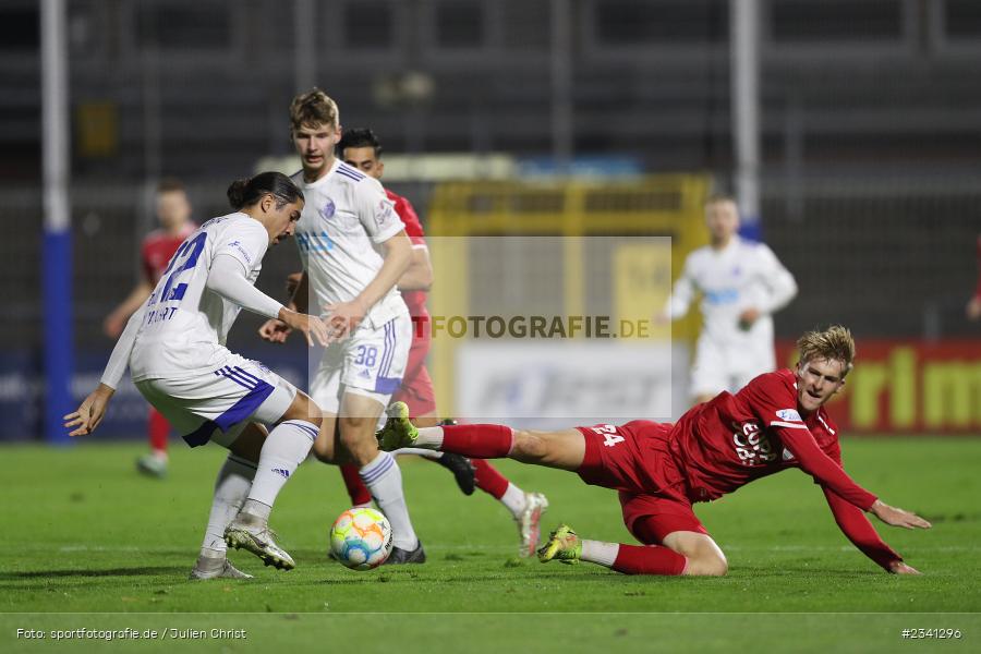 Hamza Boutakhrit, Stadion am Schönbusch, Aschaffenburg, 30.09.2022, BFV, sport, action, Fussball, September 2022, Saison 2022/2023, 14. Spieltag, Regionalliga Bayern, TGM, SVA, Türkgücü München, SV Viktoria Aschaffenburg - Bild-ID: 2341296