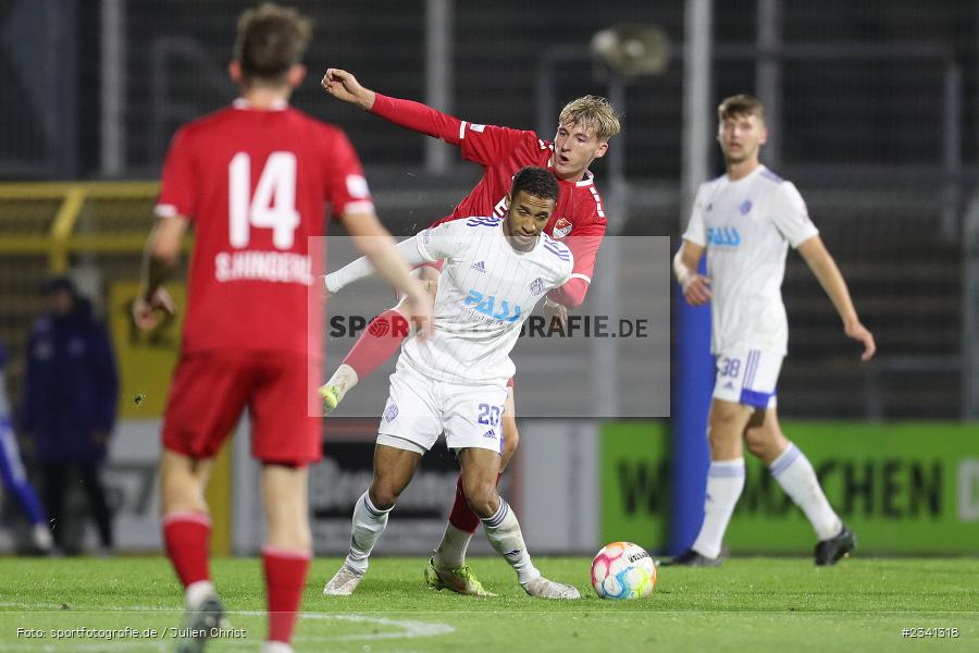 Yannick Woudstra, Stadion am Schönbusch, Aschaffenburg, 30.09.2022, BFV, sport, action, Fussball, September 2022, Saison 2022/2023, 14. Spieltag, Regionalliga Bayern, TGM, SVA, Türkgücü München, SV Viktoria Aschaffenburg - Bild-ID: 2341318