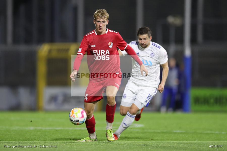 Yannick Woudstra, Stadion am Schönbusch, Aschaffenburg, 30.09.2022, BFV, sport, action, Fussball, September 2022, Saison 2022/2023, 14. Spieltag, Regionalliga Bayern, TGM, SVA, Türkgücü München, SV Viktoria Aschaffenburg - Bild-ID: 2341319