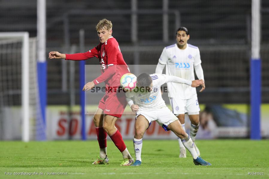 Yannick Woudstra, Stadion am Schönbusch, Aschaffenburg, 30.09.2022, BFV, sport, action, Fussball, September 2022, Saison 2022/2023, 14. Spieltag, Regionalliga Bayern, TGM, SVA, Türkgücü München, SV Viktoria Aschaffenburg - Bild-ID: 2341321
