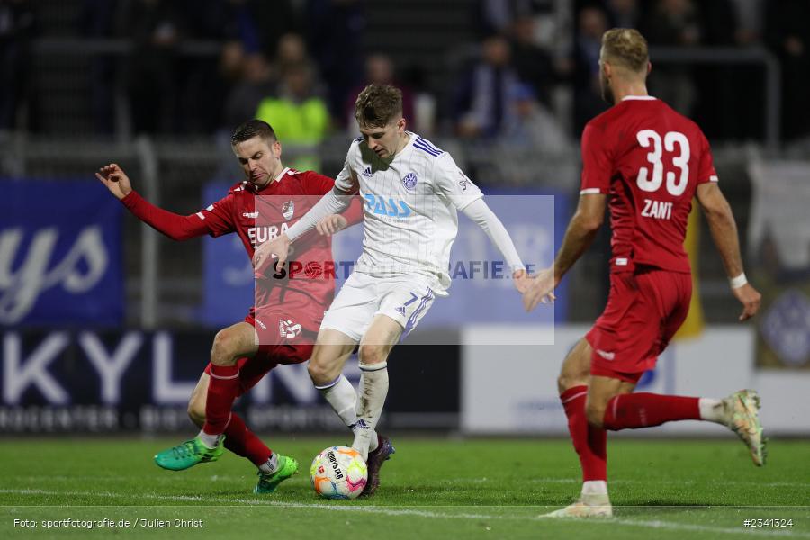 Benedict Laverty, Stadion am Schönbusch, Aschaffenburg, 30.09.2022, BFV, sport, action, Fussball, September 2022, Saison 2022/2023, 14. Spieltag, Regionalliga Bayern, TGM, SVA, Türkgücü München, SV Viktoria Aschaffenburg - Bild-ID: 2341324