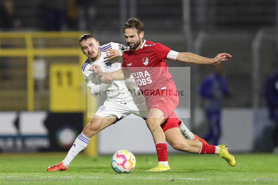 Marco Holz, Stadion am Schönbusch, Aschaffenburg, 30.09.2022, BFV, sport, action, Fussball, September 2022, Saison 2022/2023, 14. Spieltag, Regionalliga Bayern, TGM, SVA, Türkgücü München, SV Viktoria Aschaffenburg - Bild-ID: 2341326
