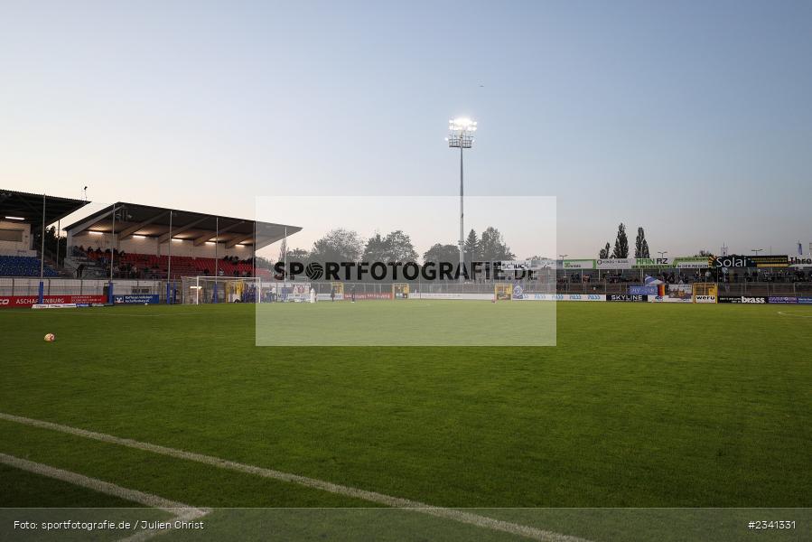 Flutlicht, Pitch, Stadion am Schönbusch, Aschaffenburg, 30.09.2022, BFV, sport, action, Fussball, September 2022, Saison 2022/2023, 14. Spieltag, Regionalliga Bayern, TGM, SVA, Türkgücü München, SV Viktoria Aschaffenburg - Bild-ID: 2341331