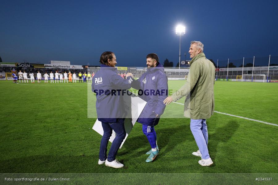 Benni Hotz, Jürgen Rösch, Stadion am Schönbusch, Aschaffenburg, 30.09.2022, BFV, sport, action, Fussball, September 2022, Saison 2022/2023, 14. Spieltag, Regionalliga Bayern, TGM, SVA, Türkgücü München, SV Viktoria Aschaffenburg - Bild-ID: 2341337