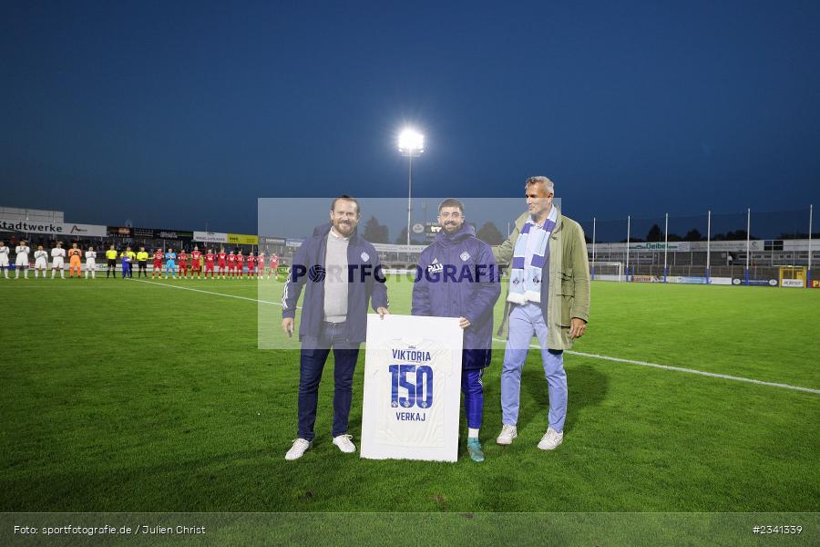 Benni Hotz, Jürgen Rösch, Stadion am Schönbusch, Aschaffenburg, 30.09.2022, BFV, sport, action, Fussball, September 2022, Saison 2022/2023, 14. Spieltag, Regionalliga Bayern, TGM, SVA, Türkgücü München, SV Viktoria Aschaffenburg - Bild-ID: 2341339