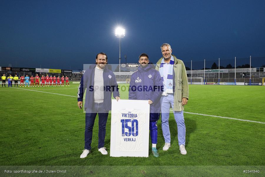 Benni Hotz, Jürgen Rösch, Stadion am Schönbusch, Aschaffenburg, 30.09.2022, BFV, sport, action, Fussball, September 2022, Saison 2022/2023, 14. Spieltag, Regionalliga Bayern, TGM, SVA, Türkgücü München, SV Viktoria Aschaffenburg - Bild-ID: 2341340
