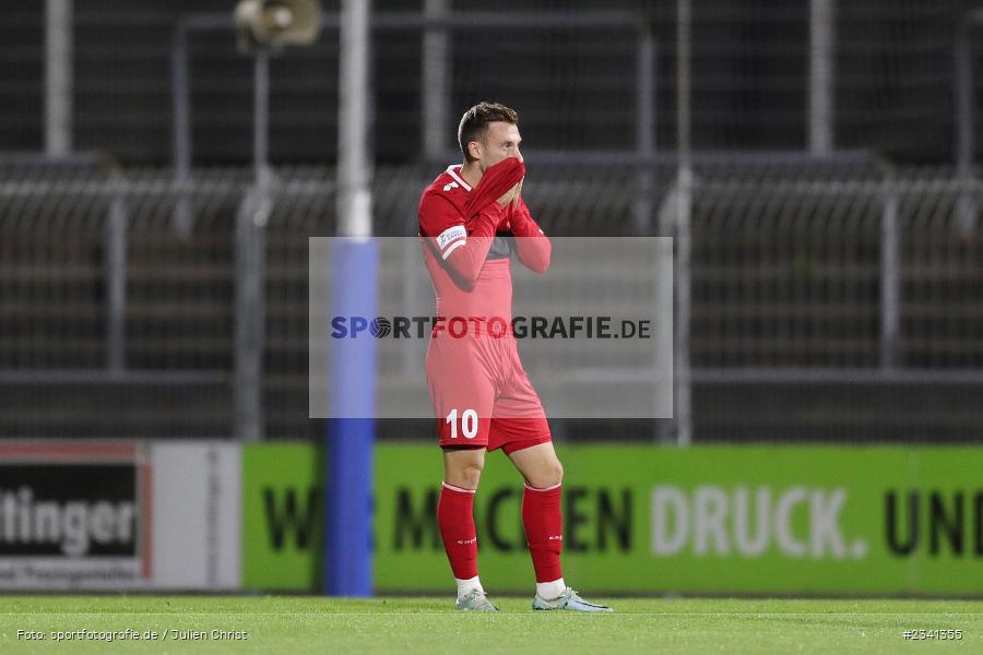 Albano Gashi, Stadion am Schönbusch, Aschaffenburg, 30.09.2022, BFV, sport, action, Fussball, September 2022, Saison 2022/2023, 14. Spieltag, Regionalliga Bayern, TGM, SVA, Türkgücü München, SV Viktoria Aschaffenburg - Bild-ID: 2341355