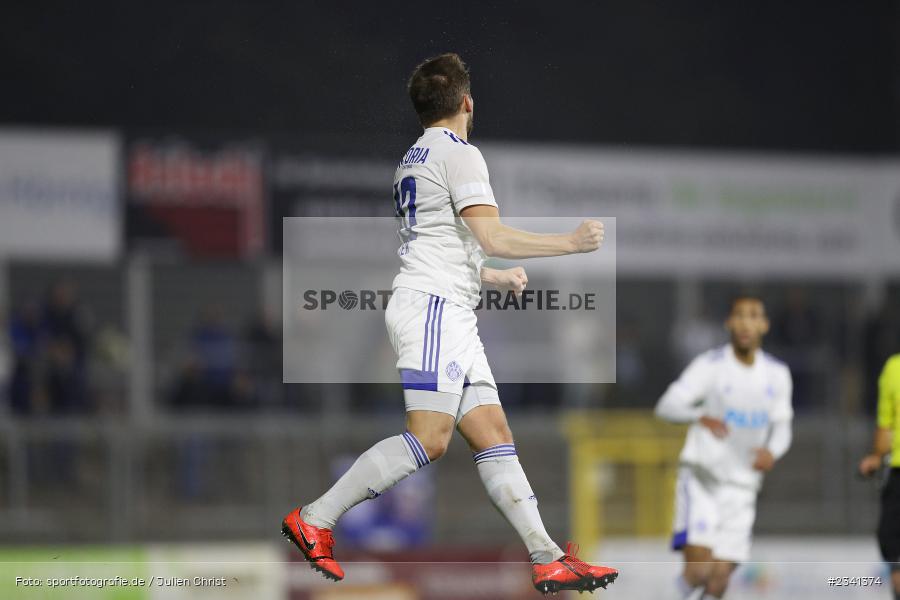 Benjamin Baier, Stadion am Schönbusch, Aschaffenburg, 30.09.2022, BFV, sport, action, Fussball, September 2022, Saison 2022/2023, 14. Spieltag, Regionalliga Bayern, TGM, SVA, Türkgücü München, SV Viktoria Aschaffenburg - Bild-ID: 2341374