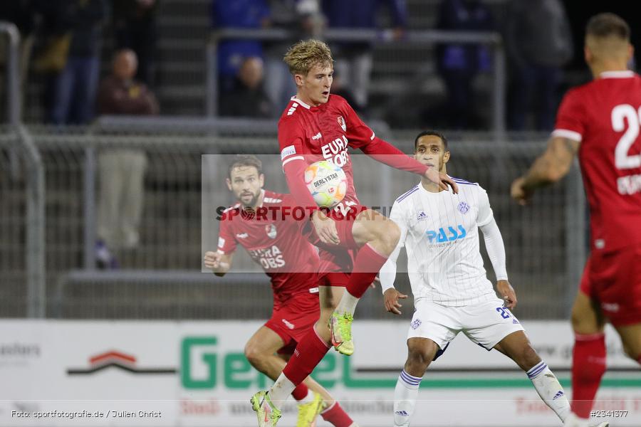 Yannick Woudstra, Stadion am Schönbusch, Aschaffenburg, 30.09.2022, BFV, sport, action, Fussball, September 2022, Saison 2022/2023, 14. Spieltag, Regionalliga Bayern, TGM, SVA, Türkgücü München, SV Viktoria Aschaffenburg - Bild-ID: 2341377
