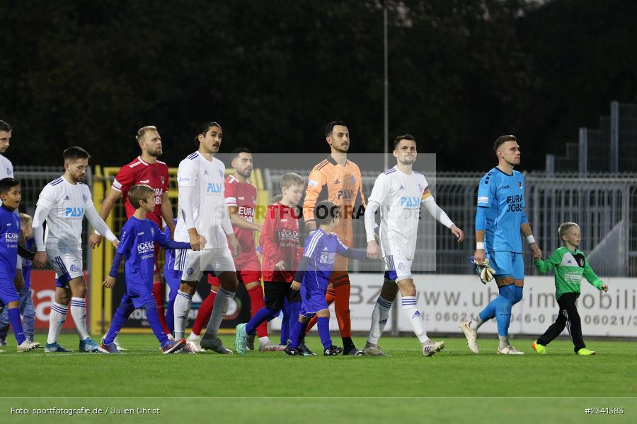 Einlaufkinder, Einlaufkids, Stadion am Schönbusch, Aschaffenburg, 30.09.2022, BFV, sport, action, Fussball, September 2022, Saison 2022/2023, 14. Spieltag, Regionalliga Bayern, TGM, SVA, Türkgücü München, SV Viktoria Aschaffenburg - Bild-ID: 2341383