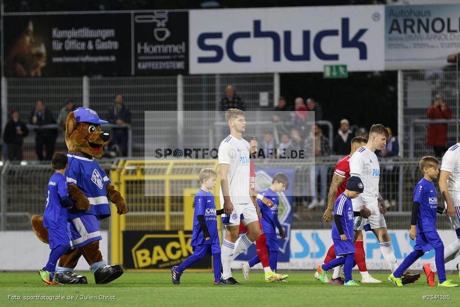Einlaufkinder, Einlaufkids, Stadion am Schönbusch, Aschaffenburg, 30.09.2022, BFV, sport, action, Fussball, September 2022, Saison 2022/2023, 14. Spieltag, Regionalliga Bayern, TGM, SVA, Türkgücü München, SV Viktoria Aschaffenburg - Bild-ID: 2341385