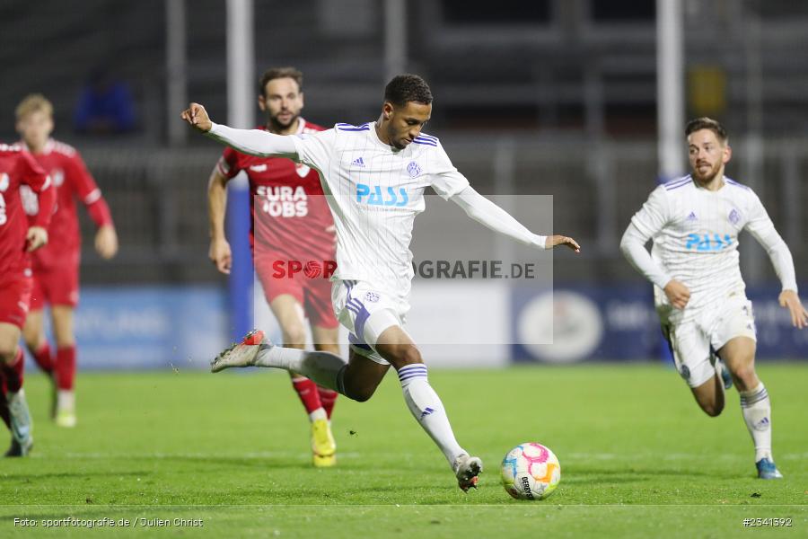 Felix Metzler, Stadion am Schönbusch, Aschaffenburg, 30.09.2022, BFV, sport, action, Fussball, September 2022, Saison 2022/2023, 14. Spieltag, Regionalliga Bayern, TGM, SVA, Türkgücü München, SV Viktoria Aschaffenburg - Bild-ID: 2341392
