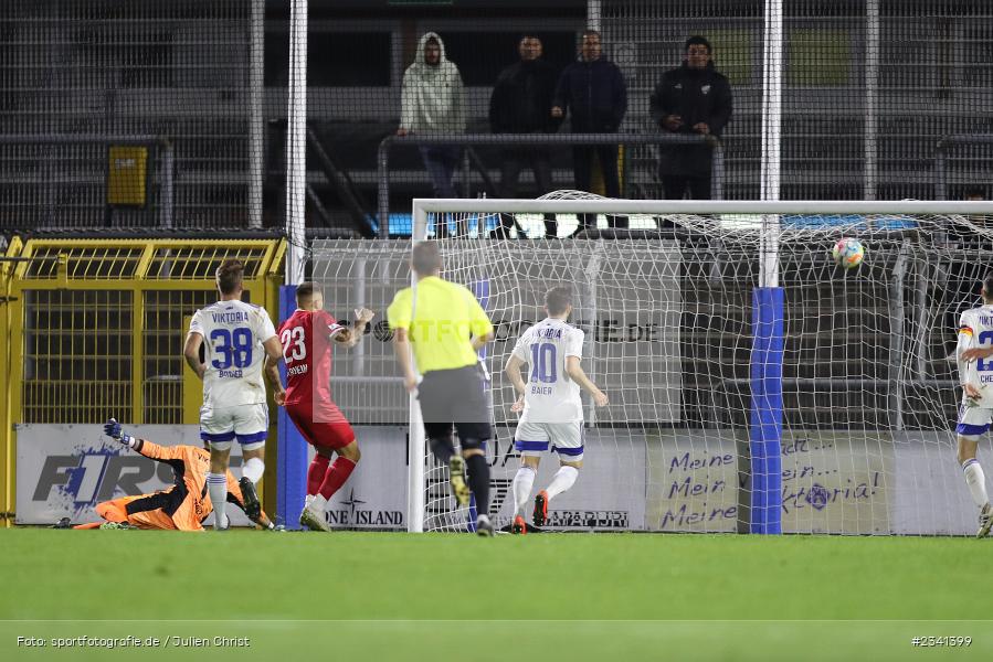 Maximilian Berwein, Stadion am Schönbusch, Aschaffenburg, 30.09.2022, BFV, sport, action, Fussball, September 2022, Saison 2022/2023, 14. Spieltag, Regionalliga Bayern, TGM, SVA, Türkgücü München, SV Viktoria Aschaffenburg - Bild-ID: 2341399