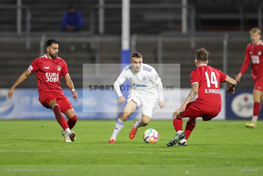 Alexandru Paraschiv, Stadion am Schönbusch, Aschaffenburg, 30.09.2022, BFV, sport, action, Fussball, September 2022, Saison 2022/2023, 14. Spieltag, Regionalliga Bayern, TGM, SVA, Türkgücü München, SV Viktoria Aschaffenburg - Bild-ID: 2341402
