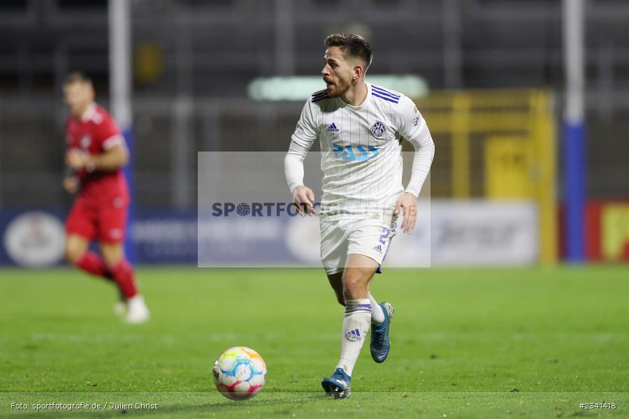 Silas Tom Zehnder, Stadion am Schönbusch, Aschaffenburg, 30.09.2022, BFV, sport, action, Fussball, September 2022, Saison 2022/2023, 14. Spieltag, Regionalliga Bayern, TGM, SVA, Türkgücü München, SV Viktoria Aschaffenburg - Bild-ID: 2341418
