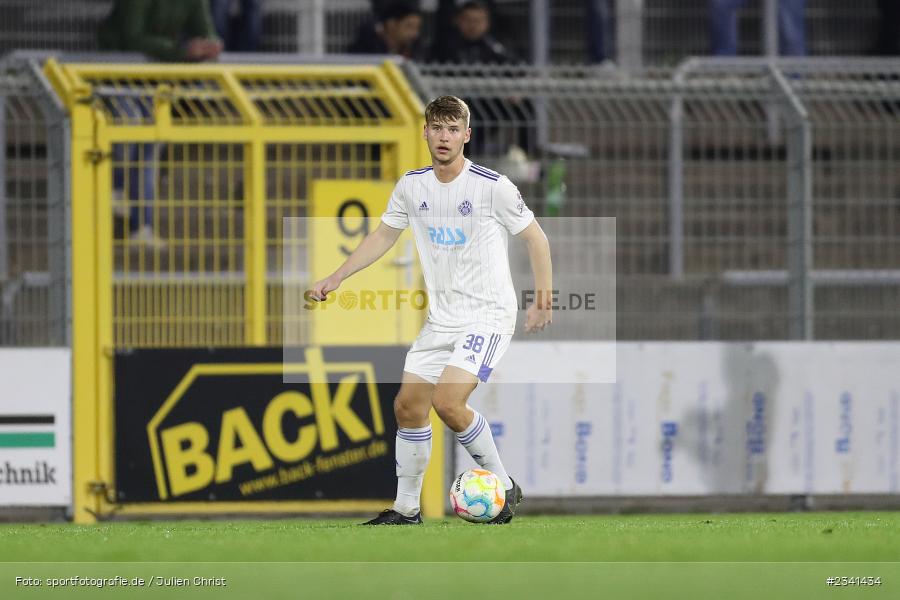 Niklas Borger, Stadion am Schönbusch, Aschaffenburg, 30.09.2022, BFV, sport, action, Fussball, September 2022, Saison 2022/2023, 14. Spieltag, Regionalliga Bayern, TGM, SVA, Türkgücü München, SV Viktoria Aschaffenburg - Bild-ID: 2341434 Niklas Borger, Stadion am Schönbusch, Aschaffenburg, 30.09.2022, BFV, sport, action, Fussball, September 2022, Saison 2022/2023, 14. Spieltag, Regionalliga Bayern, TGM, SVA, Türkgücü München, SV Viktoria Aschaffenburg - Bild-ID: 2341434