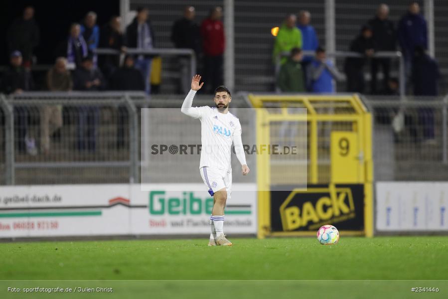 Clay Verkaj, Stadion am Schönbusch, Aschaffenburg, 30.09.2022, BFV, sport, action, Fussball, September 2022, Saison 2022/2023, 14. Spieltag, Regionalliga Bayern, TGM, SVA, Türkgücü München, SV Viktoria Aschaffenburg - Bild-ID: 2341446