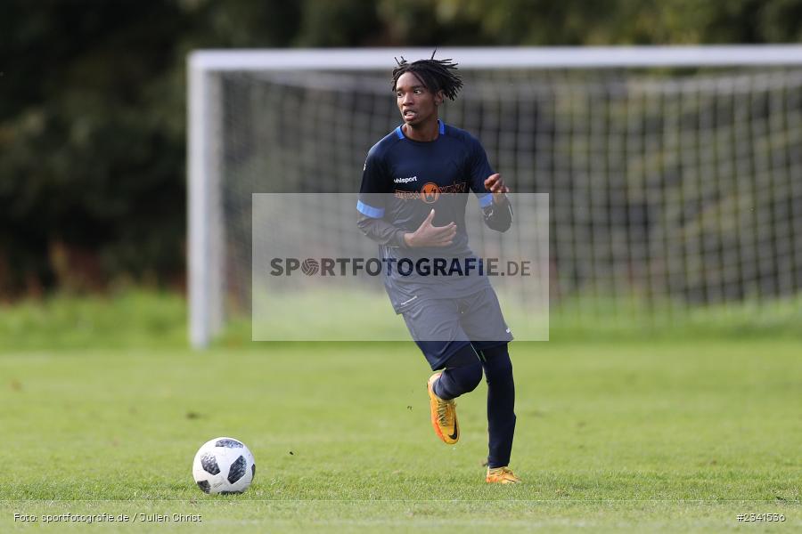 Fidel Maxaieie, Sportgelände, Steinbach, 01.10.2022, BFV, sport, action, Fussball, Oktober 2022, Saison 2022/2023, 10. Spieltag, Gruppe 3, Kreisklasse Würzburg, TSV Neuhütten-Wiesthal II, SV Sendelbach-Steinbach - Bild-ID: 2341536