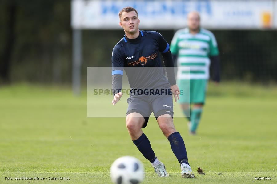 Benjamin Glück, Sportgelände, Steinbach, 01.10.2022, BFV, sport, action, Fussball, Oktober 2022, Saison 2022/2023, 10. Spieltag, Gruppe 3, Kreisklasse Würzburg, TSV Neuhütten-Wiesthal II, SV Sendelbach-Steinbach - Bild-ID: 2341543