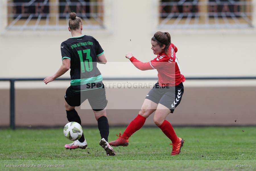 Anke Skrabs, Sportgelände, Karsbach, 01.10.2022, BFV, sport, action, Fussball, Oktober 2022, Saison 2022/2023, 5. Spieltag, Frauen, Landesliga Nord, SGF, FCK, SpVgg Greuther Fürth, FC Karsbach - Bild-ID: 2341676