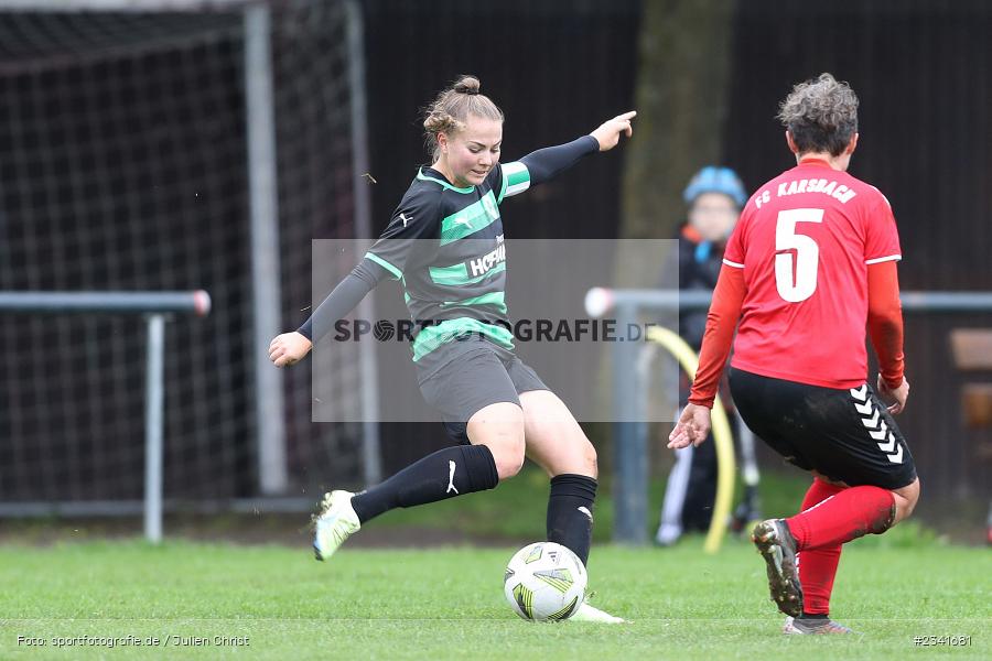 Jasmin Ittner, Sportgelände, Karsbach, 01.10.2022, BFV, sport, action, Fussball, Oktober 2022, Saison 2022/2023, 5. Spieltag, Frauen, Landesliga Nord, SGF, FCK, SpVgg Greuther Fürth, FC Karsbach - Bild-ID: 2341681 Jasmin Ittner, Sportgelände, Karsbach, 01.10.2022, BFV, sport, action, Fussball, Oktober 2022, Saison 2022/2023, 5. Spieltag, Frauen, Landesliga Nord, SGF, FCK, SpVgg Greuther Fürth, FC Karsbach - Bild-ID: 2341681