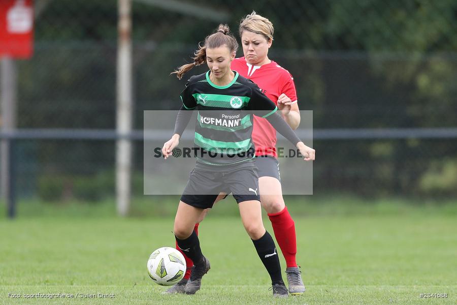 Melanie Hadamek, Sportgelände, Karsbach, 01.10.2022, BFV, sport, action, Fussball, Oktober 2022, Saison 2022/2023, 5. Spieltag, Frauen, Landesliga Nord, SGF, FCK, SpVgg Greuther Fürth, FC Karsbach - Bild-ID: 2341688 Melanie Hadamek, Sportgelände, Karsbach, 01.10.2022, BFV, sport, action, Fussball, Oktober 2022, Saison 2022/2023, 5. Spieltag, Frauen, Landesliga Nord, SGF, FCK, SpVgg Greuther Fürth, FC Karsbach - Bild-ID: 2341688