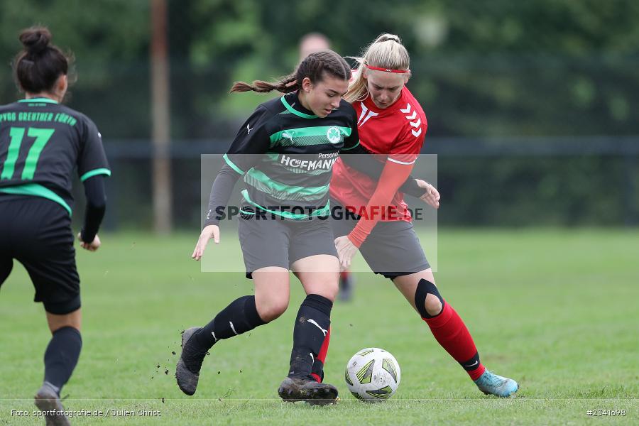 Emily-Sophie Malz, Sportgelände, Karsbach, 01.10.2022, BFV, sport, action, Fussball, Oktober 2022, Saison 2022/2023, 5. Spieltag, Frauen, Landesliga Nord, SGF, FCK, SpVgg Greuther Fürth, FC Karsbach - Bild-ID: 2341698